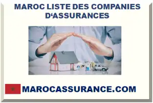 MAROC LISTE DES COMPANIES D‘ASSURANCES